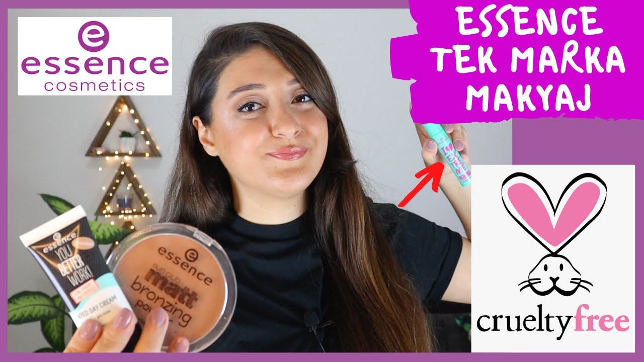 Essence Tek Marka Makyaj 🐰  | Cruelty Free Ürünlerle Makyaj | Uygun Fiyatlı Yaz Makyajı 🌞