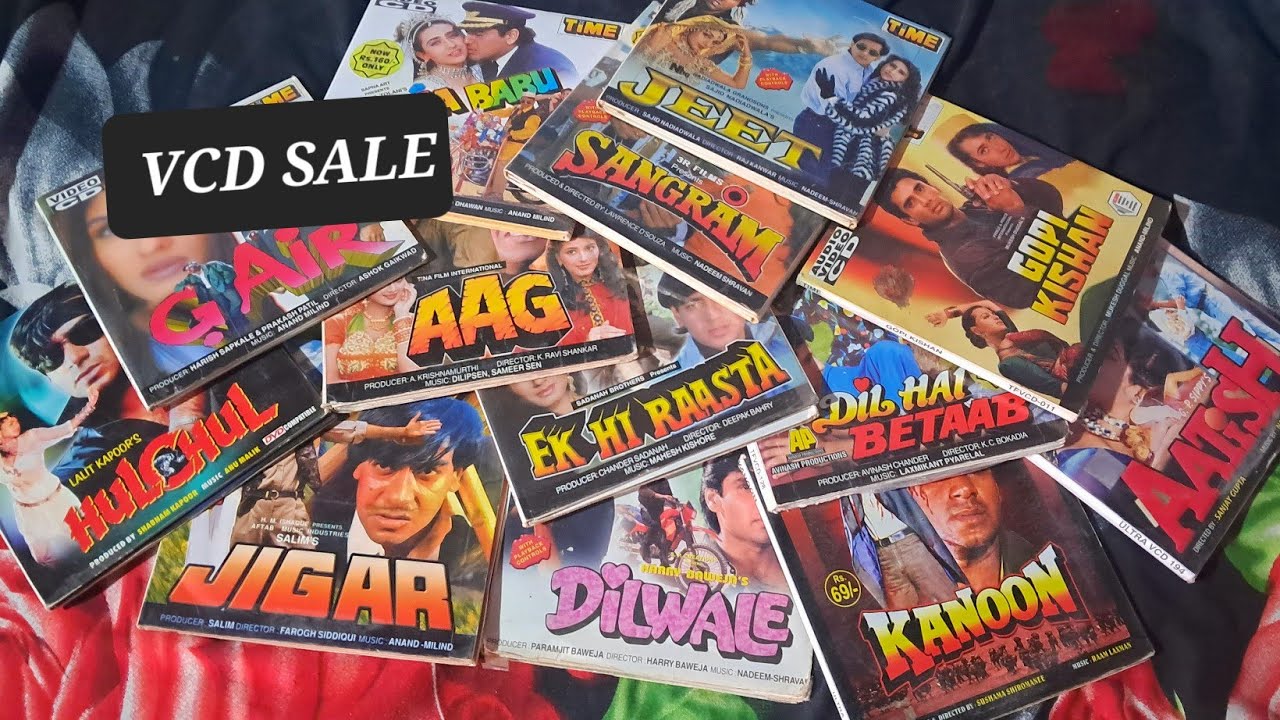90s 80s 70s ORIGINAL VCD SALE 