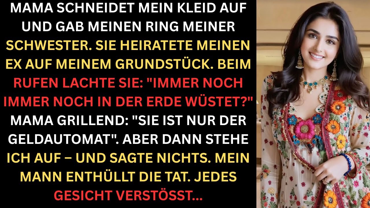 Mama schnitt mein Hochzeitskleid gab Schwester meinen Ring – 6 Monate später heiratete ich einen Mil