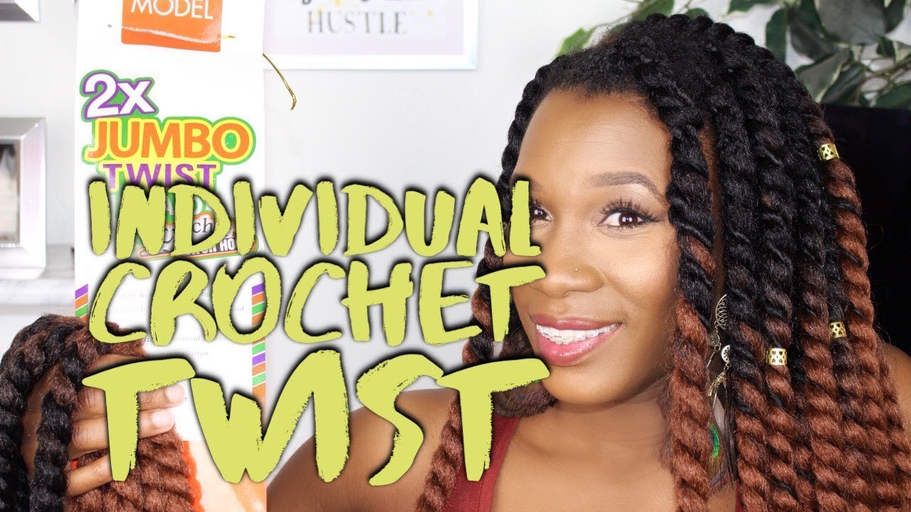 Individual crochet jumbo twist! No cornrows! No rubber bands! Beginner friendly!