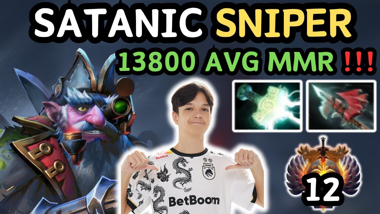 🔥 Rank 12 Satanic SNIPER Midlane Gameplay 7.37e 🔥 Satanic Perspective - Dota 2