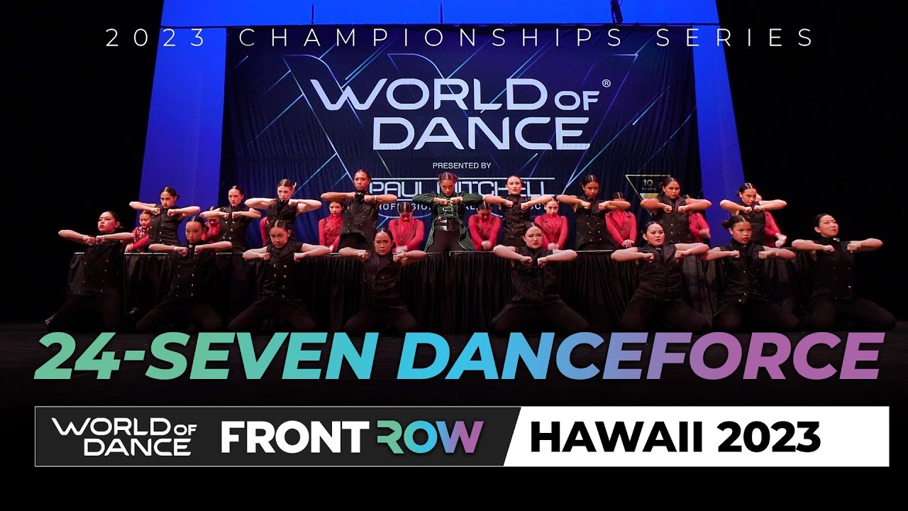24-Seven Danceforce | 1st Place Team | FrontRow | World of Dance Hawaii 2023 | 
