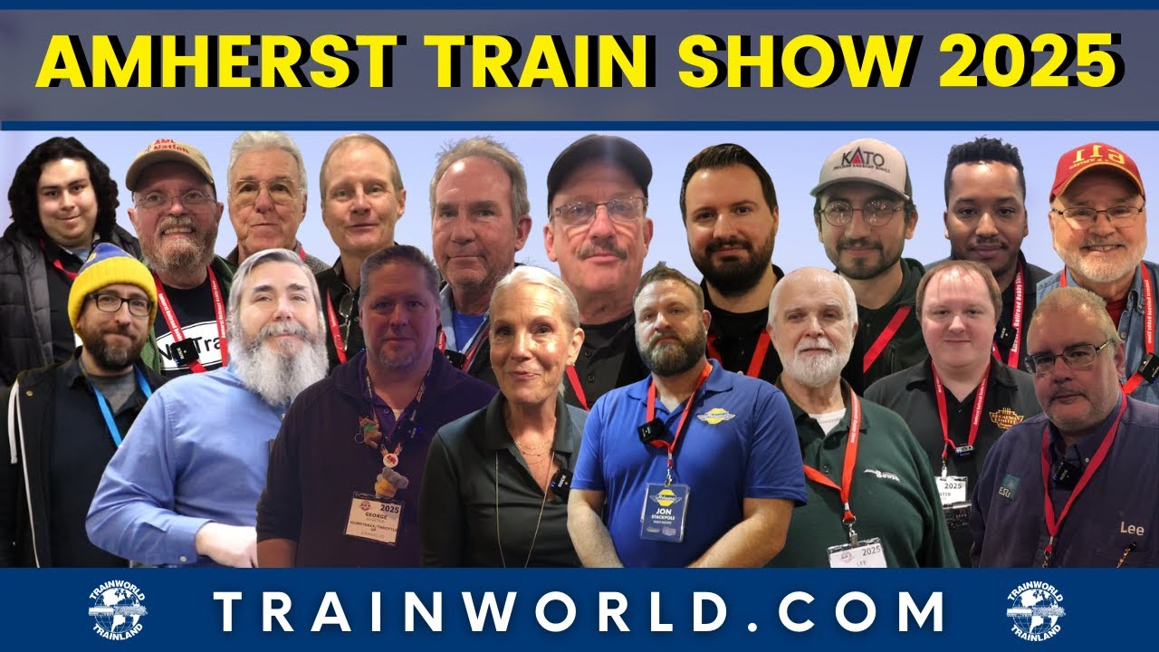 TrainWorld Visits The AMHERST Train Show 2025