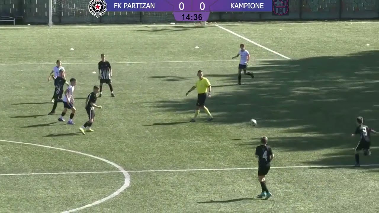 Partizan 4:0 Kampione - FSB Prva liga petlica Beograda grupa B 2022 U12