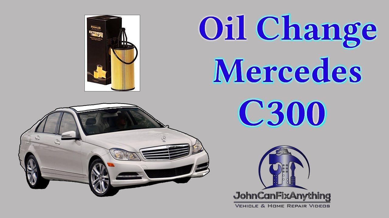DIY Oil Change 2013 Mercedes Benz C300