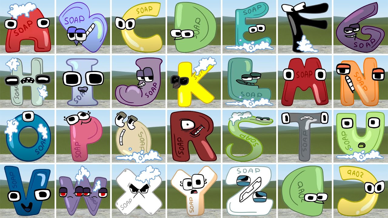 DESTROY ALL BATHROOM 3D ALPHABET LORE FAMILY in Garry's Mod!