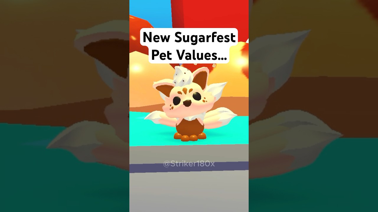 NEW Insane Sugarfest Pet Values in Adopt Me...🔥#roblox #adoptme