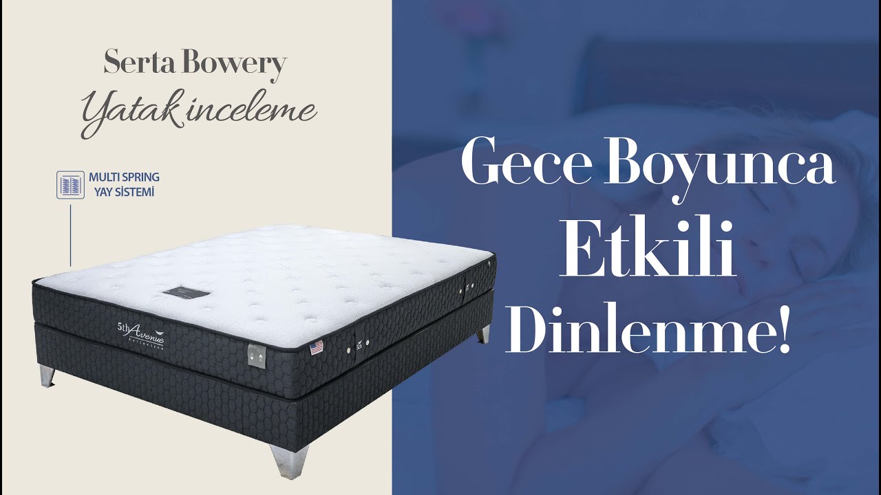 Serta Bowery Yatak İncelemesi #Yatsan