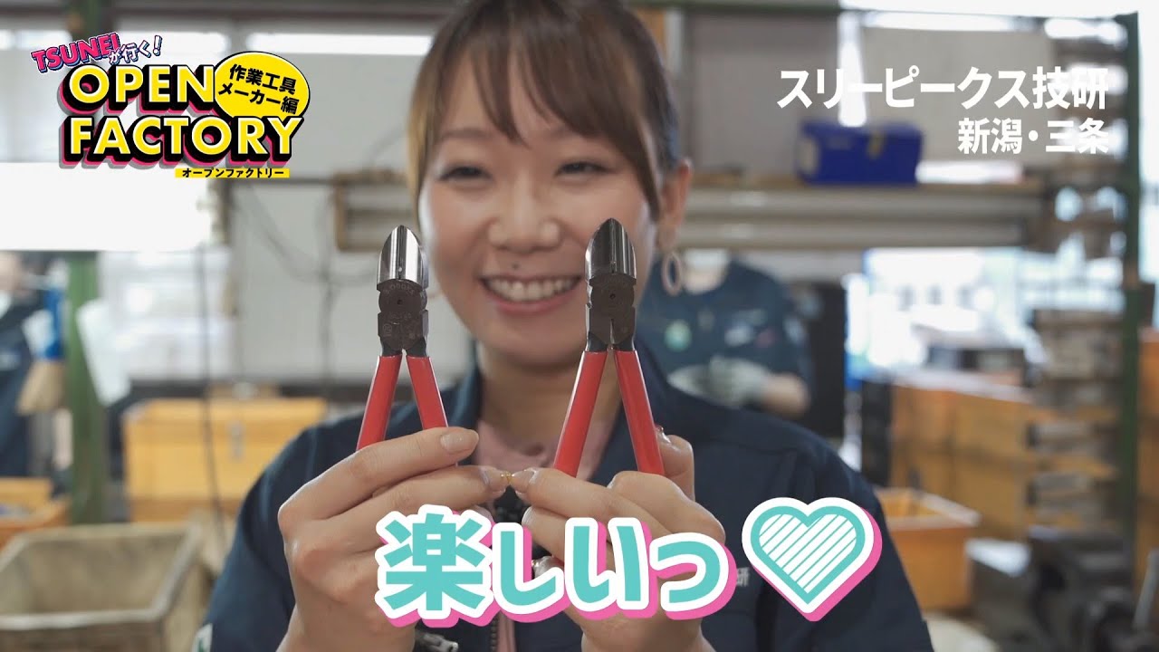 3.peaks　ペンチ・ニッパの専門メーカー＝スリーピークス技研【会社紹介】