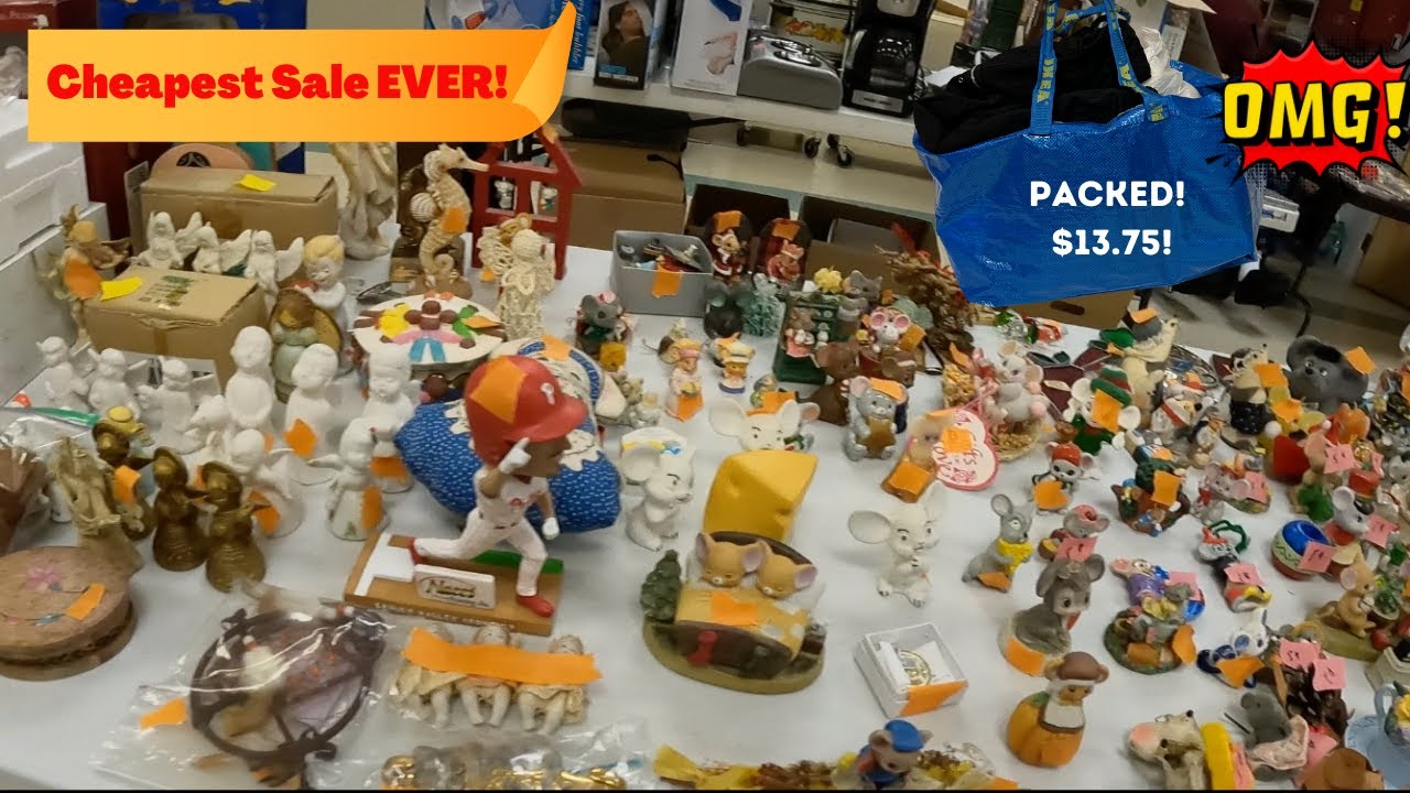 This Church Rummage Sale CANNOT Be Beat! Spent $13.75 And Already Made Over $200.00 In Profit