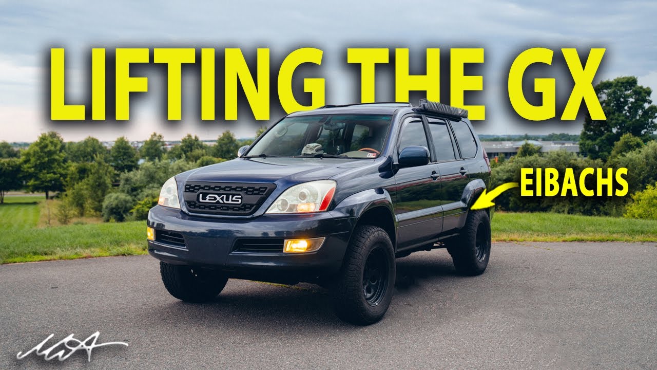 Lifting My Lexus GX470 on Eibach Pro Lift Stage 2!