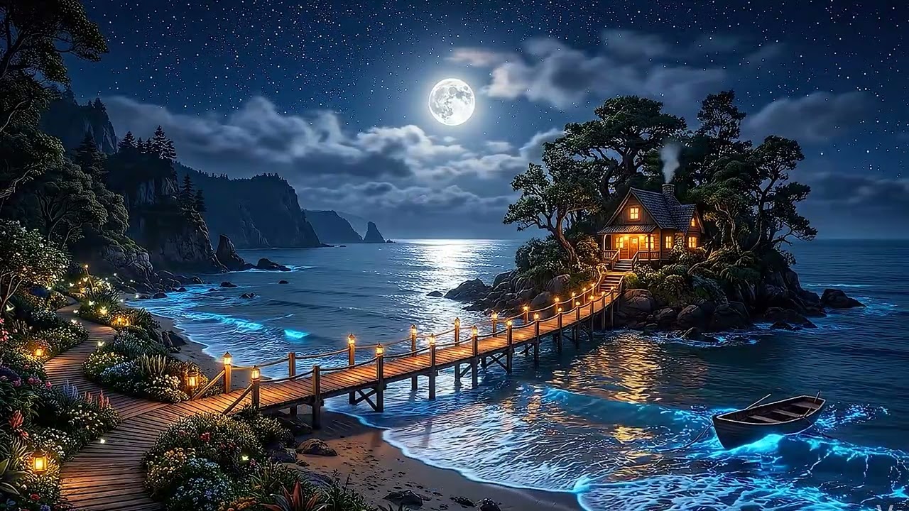 Relaxing Music with Ocean Waves: Beautiful Piano, Sleep Music, Meditation Music, Wave Sounds