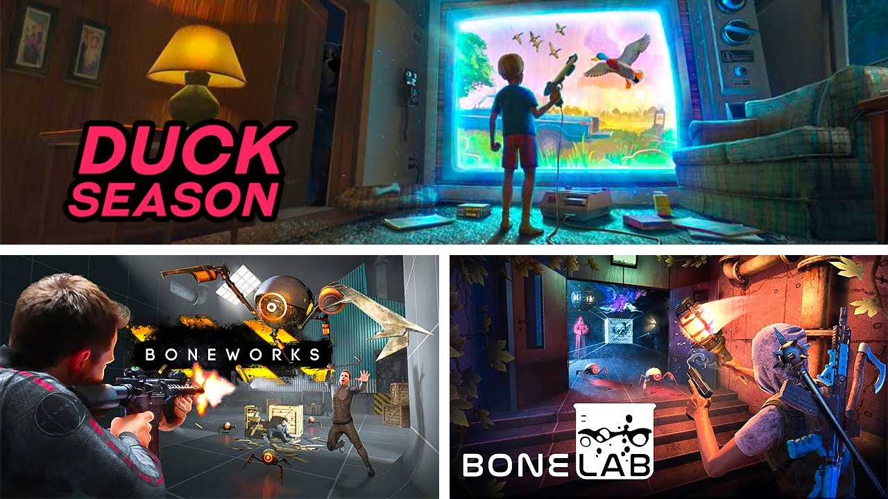 Stress Level Zero Marathon | Duck Season | Boneworks | Bonelab | Full Game Walkthrough