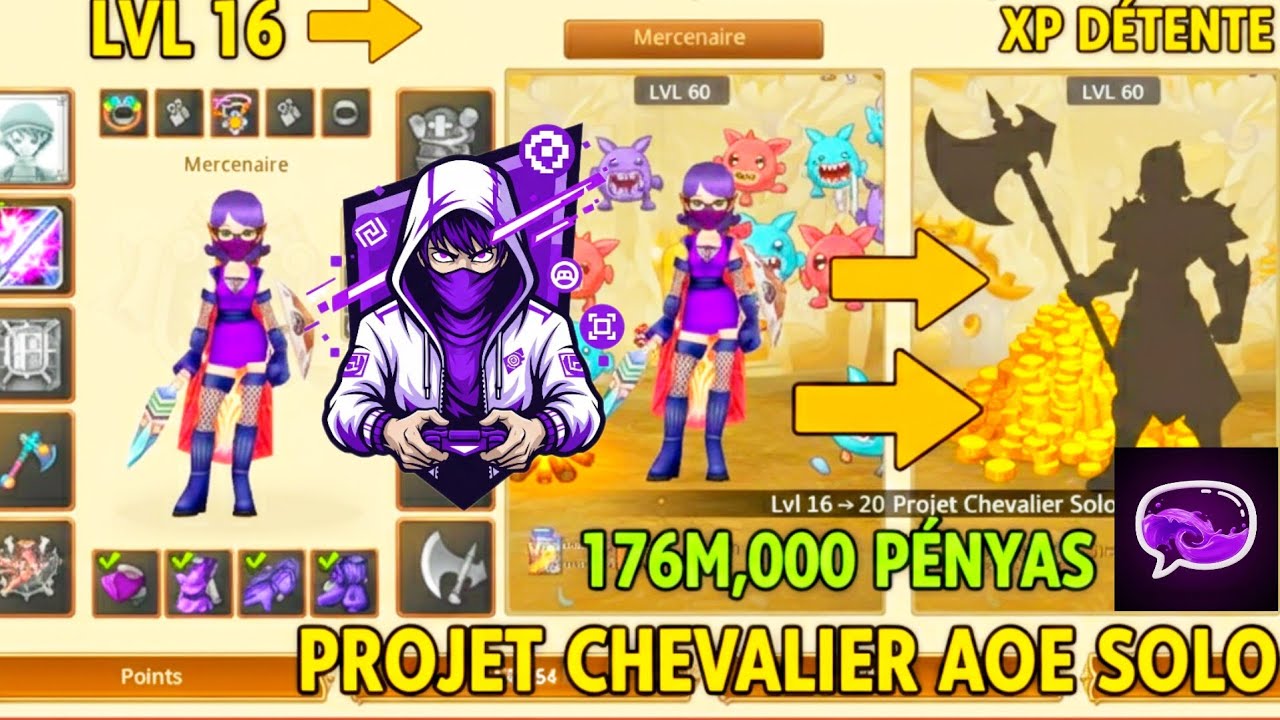 FLYFF UNIVERSE : Mon projet CHEVALIER AOE SOLO ! 🛡️ | Session XP Détente (Lvl 15-16)