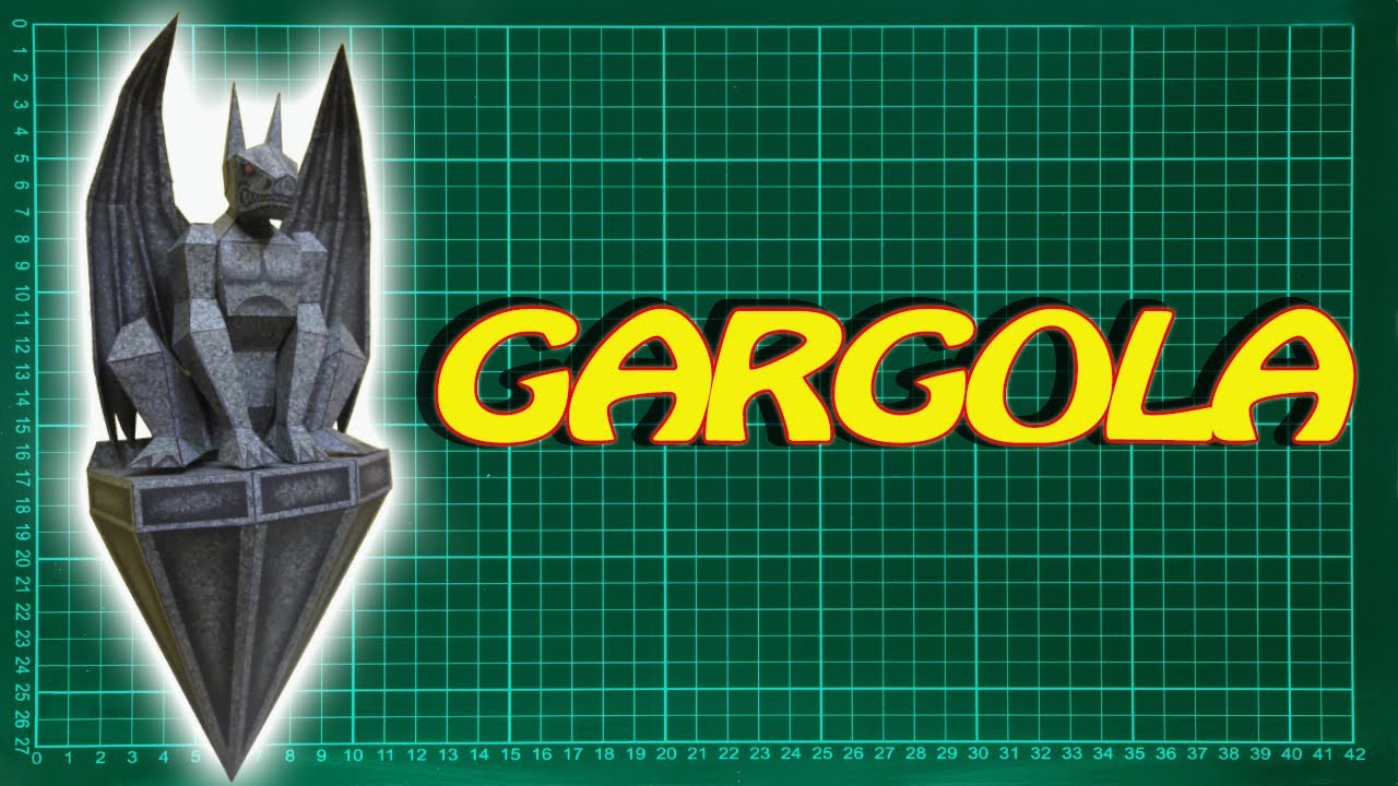 GARGOLA - PAPERCRAFT ( PAPEL)