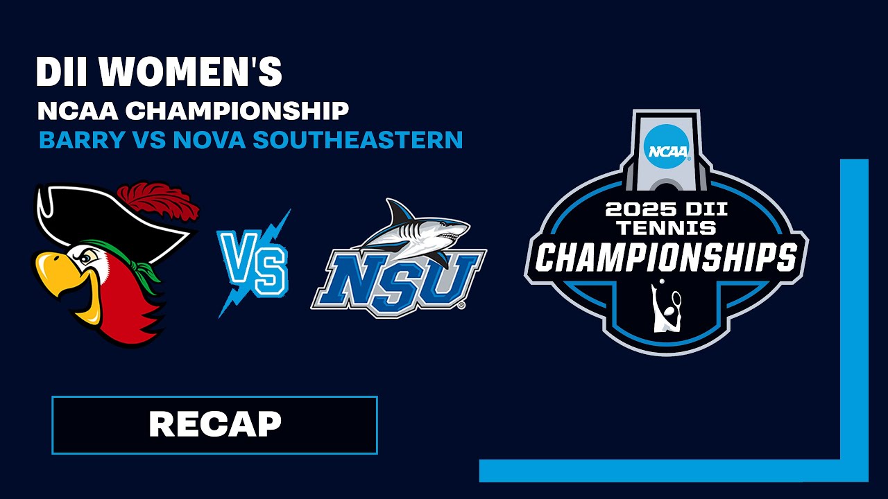 Barry Defeats Nova Southeastern (4-2 Final) | 2025 NCAA DII Men&rsquo;s Tennis Championship Highlights