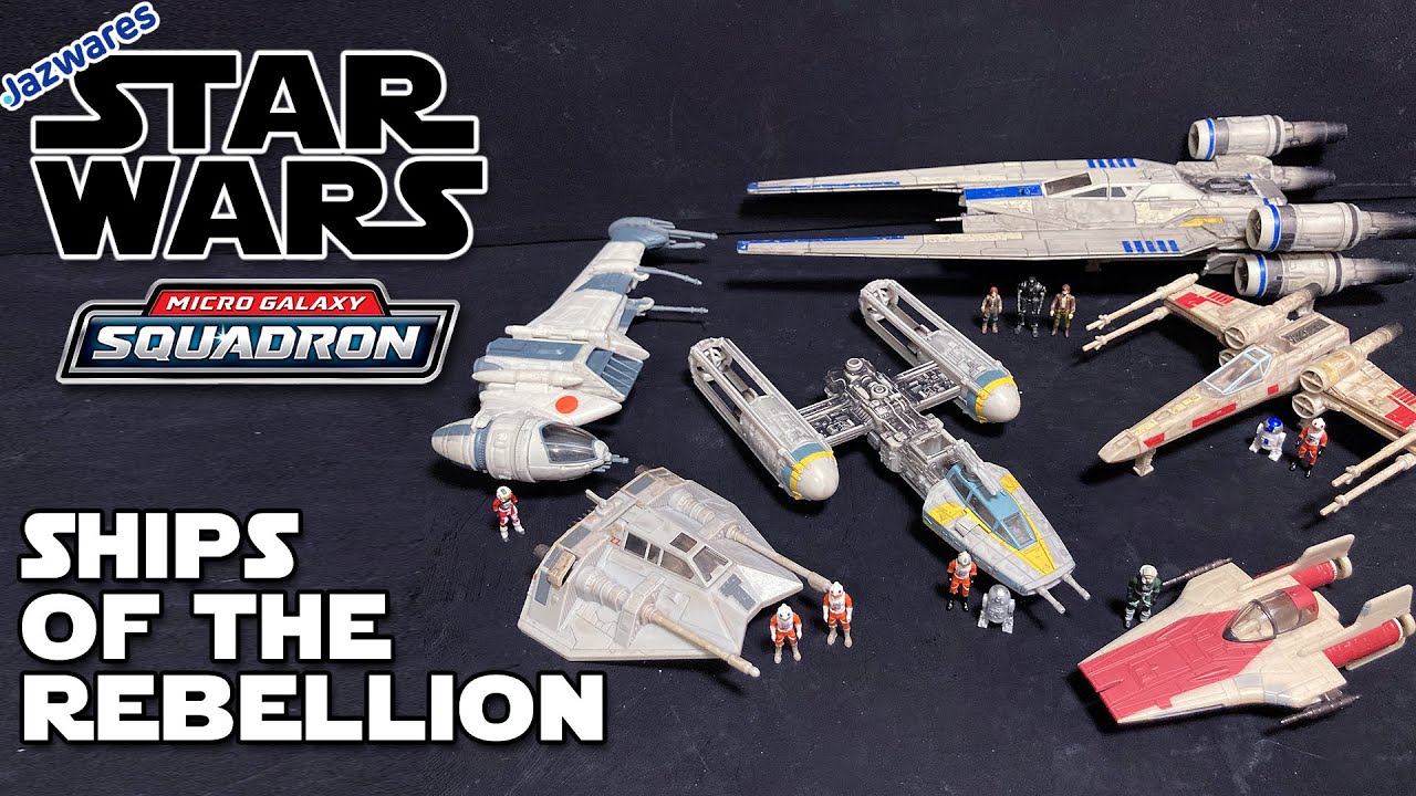 Ships of the Rebel Alliance in the Micro Galaxy Squadron!