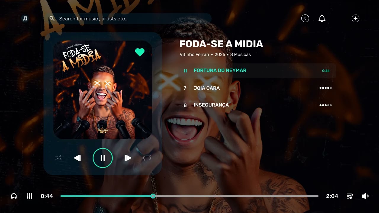 6. FORTUNA DO NEYMAR - Vitinho Ferrari, GG No Comando (Galego No Beat)