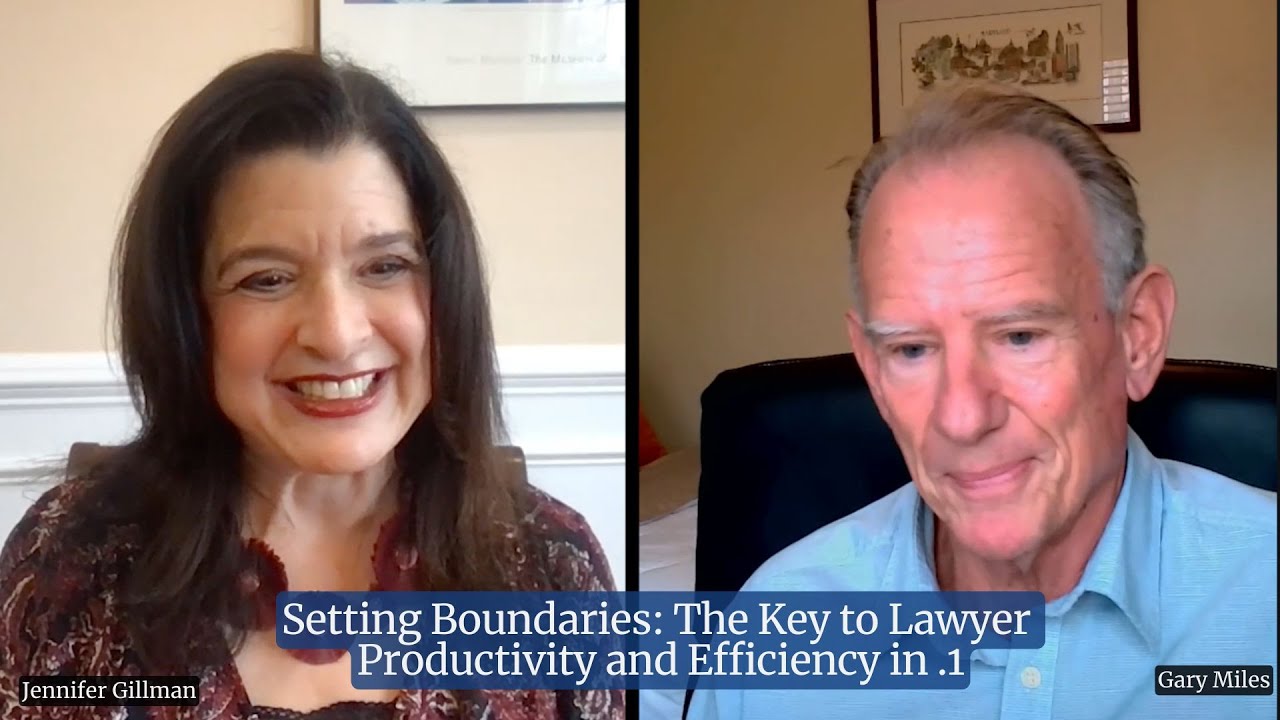Setting Boundaries: The Key to Lawyer Productivity and Efficiency in .1