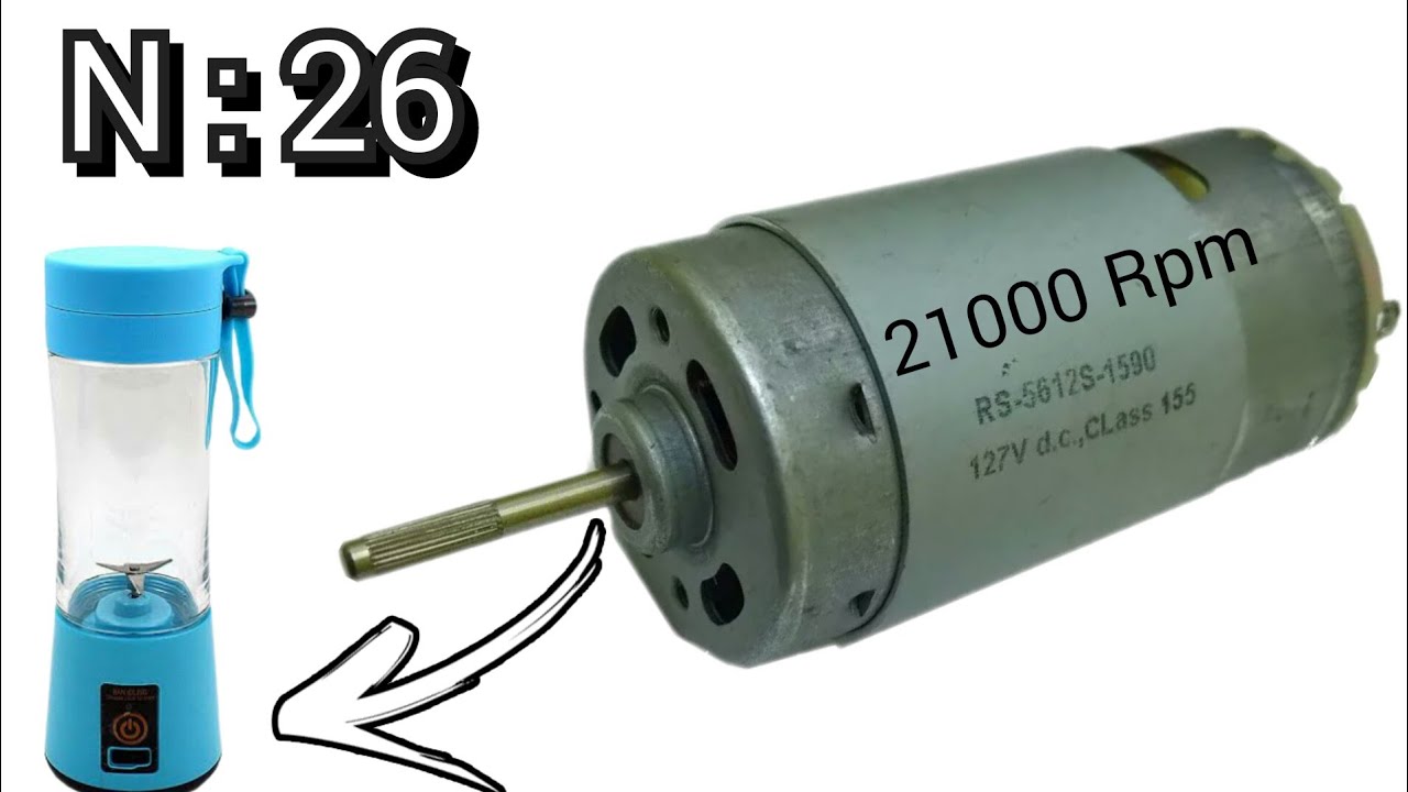 motor de Mini liquidificador/ Apresentando motores para projetos caseiros