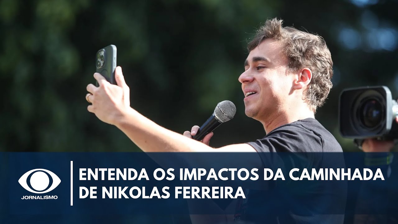 Especialista comenta impactos da caminhada de Nikolas Ferreira