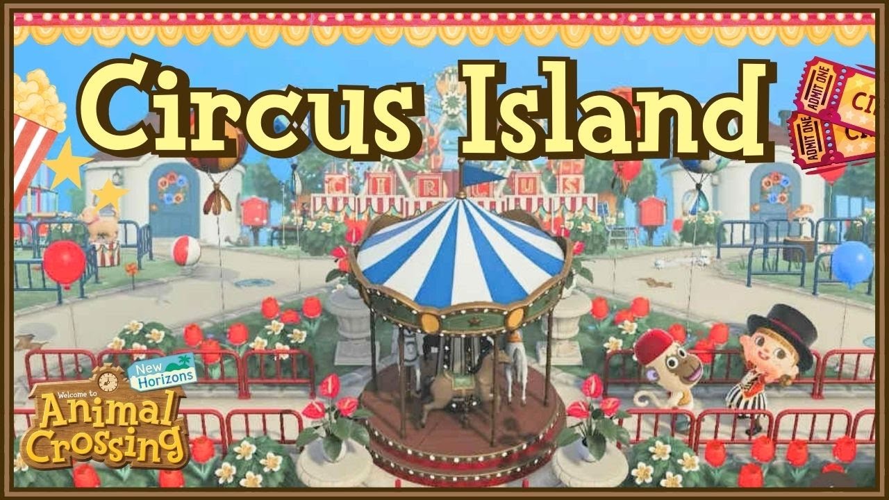 The most MAGICAL & CREATIVE CIRCUS Island Tour | Animal Crossing New Horizons