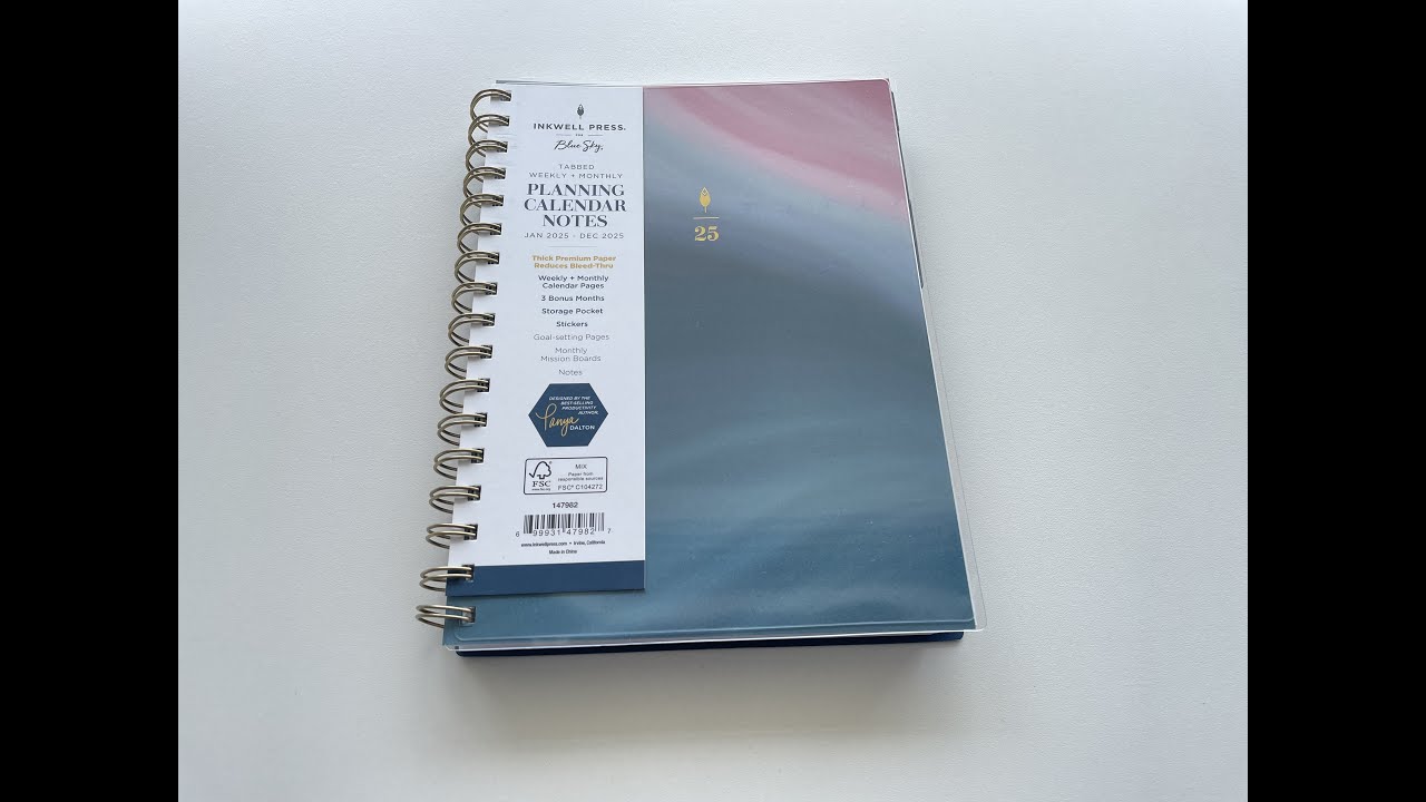 Inkwell Press for Blue Sky Planner - Weekly Planner Review