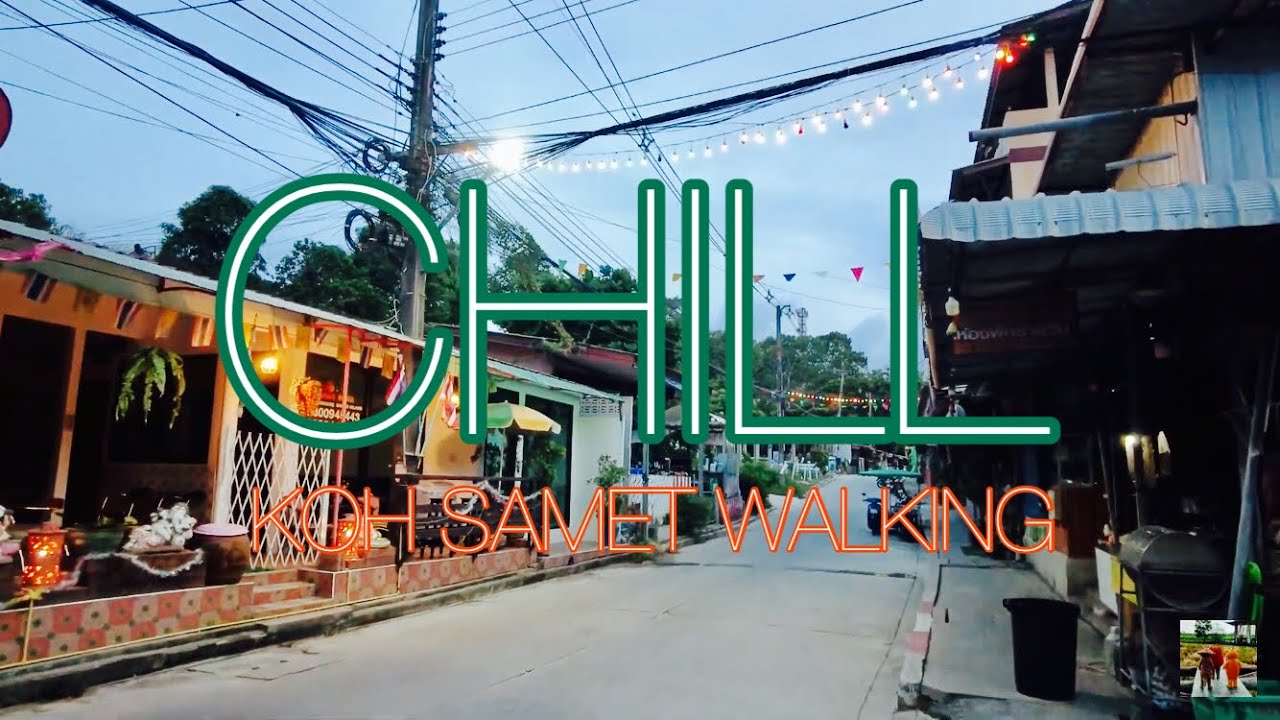 🇹🇭4K｜♫Chill Morning Stroll on Koh Samet | Relaxing Ambient Sounds｜Sai Kaew Beach Thai