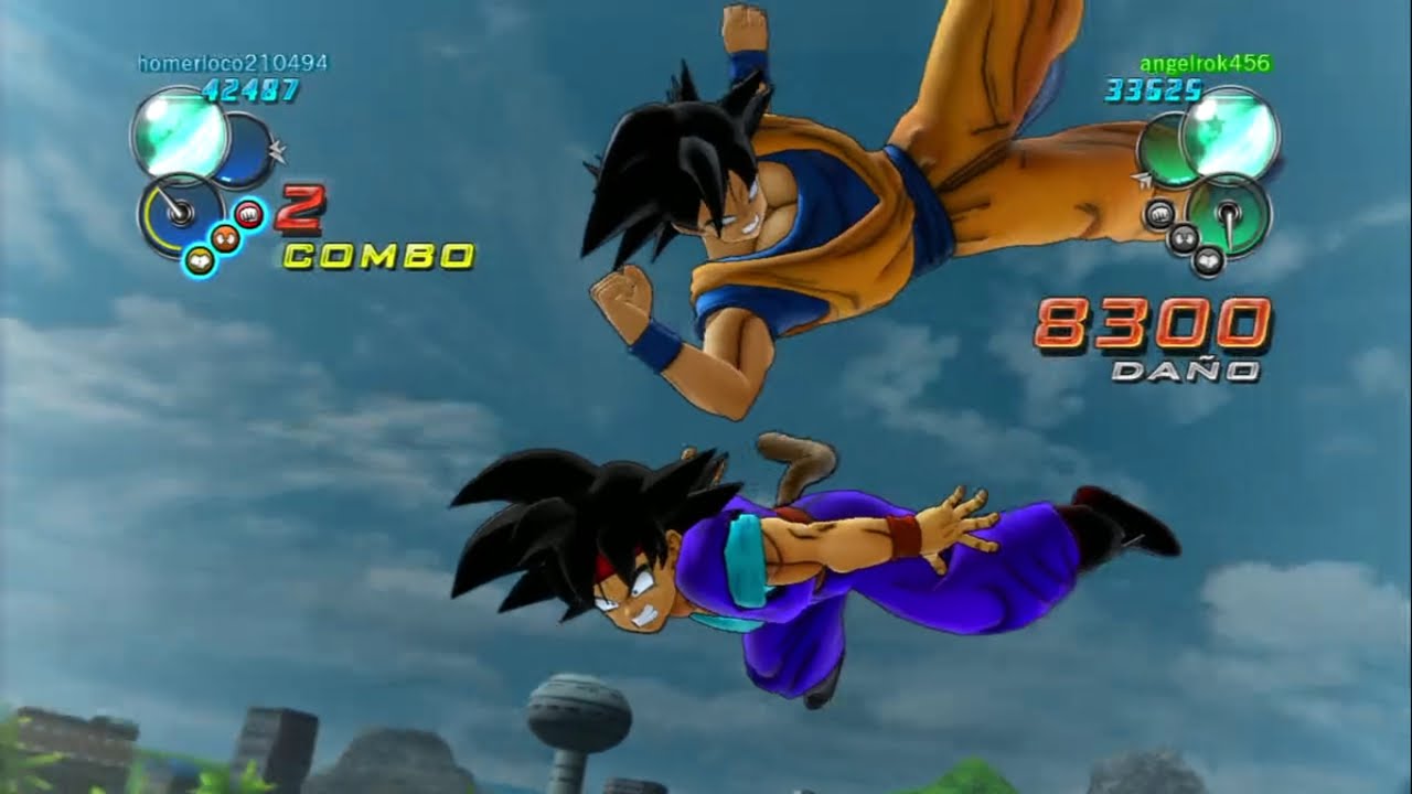 DBZ Ultimate Tenkaichi - Goku vs Goku junior