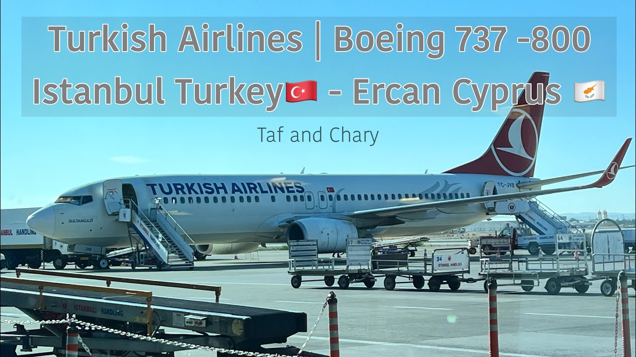 Trip report | Turkish Airlines🇹🇷 | Boeing 737-800 | Istanbul to Ercan North Cyprus🇨🇾