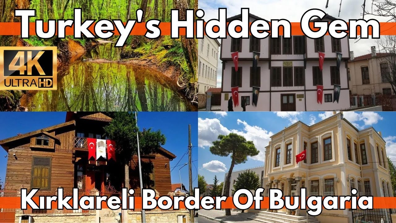 Discover Kırklareli: Turkey's Hidden Gem on the Border with Bulgaria 4K Walking Tour Ultra HD