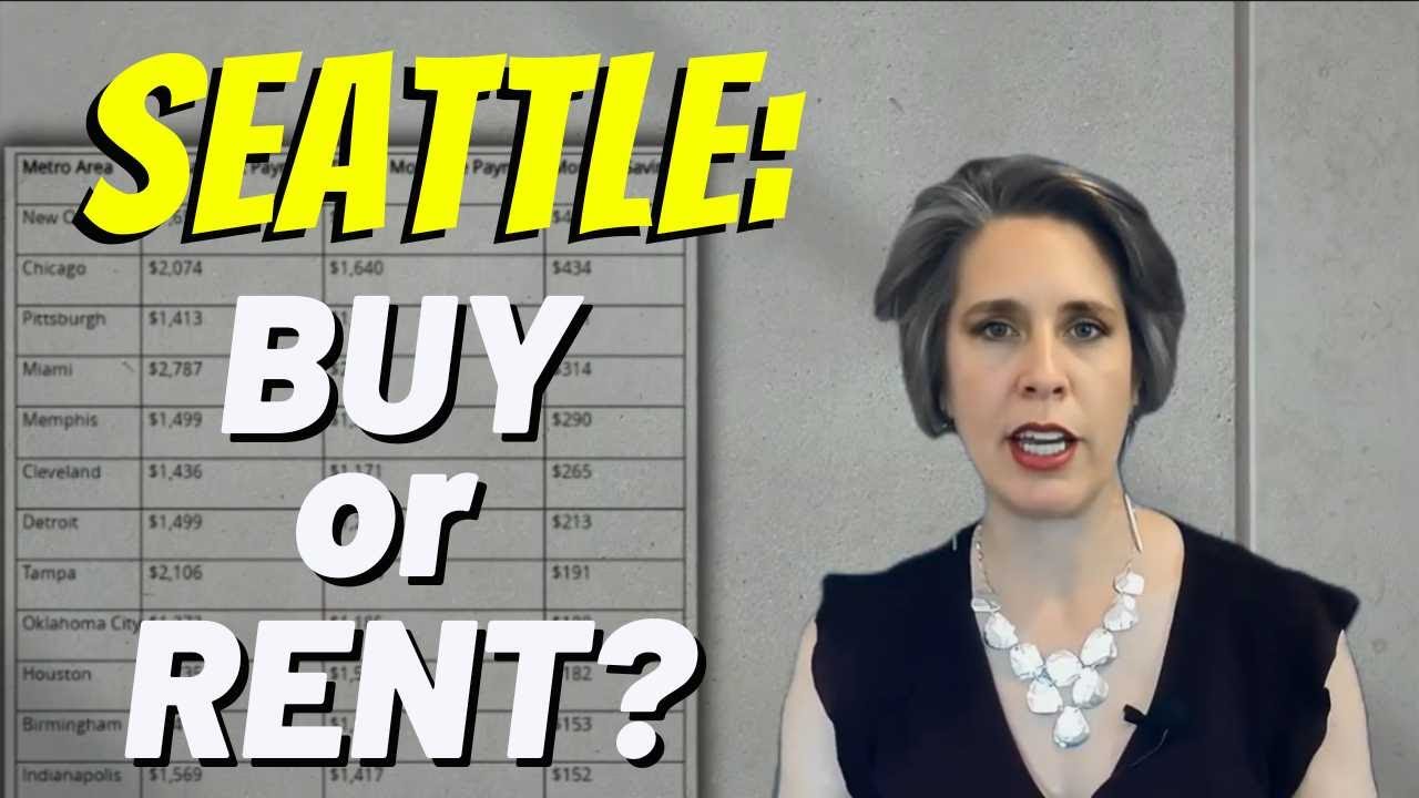 Living in Seattle: Should You RENT or BUY?