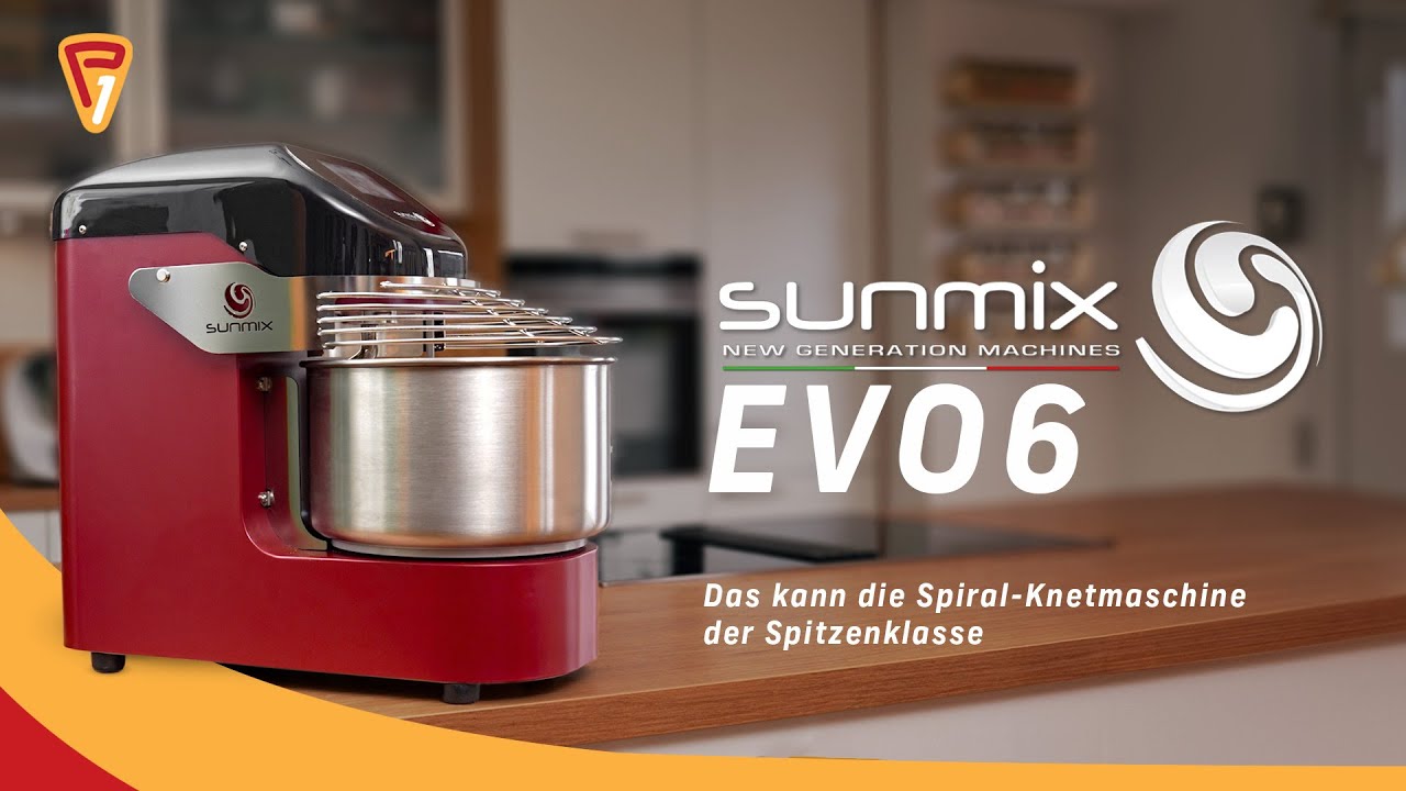 Das kann die Sunmix EVO6 | Spiral-Knetmaschine der Spitzenklasse