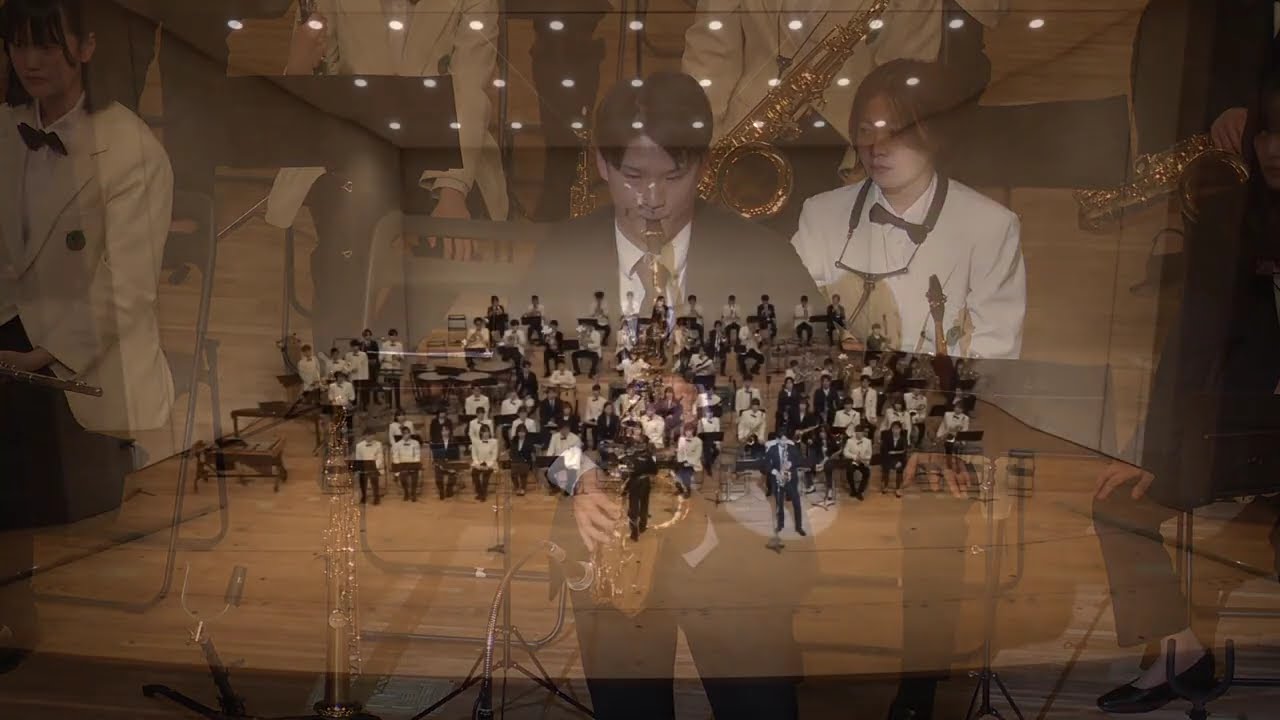 精華高校【大阪】吹奏楽部 with Seika Wind Orchestra　『SJ&P_17 Quiet Zone』（天野正道）第7回 スプリングコンサートより