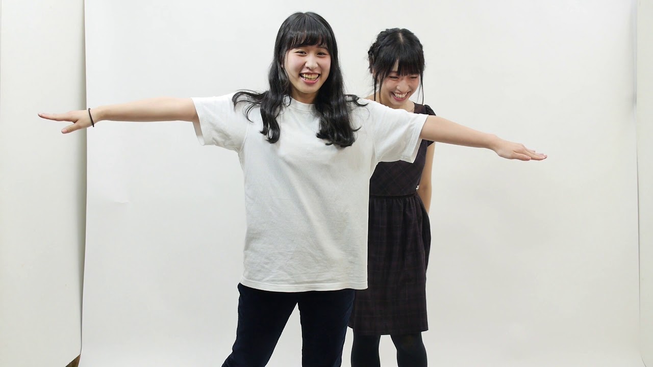 しおんとアミナで尻相撲をしてみる
