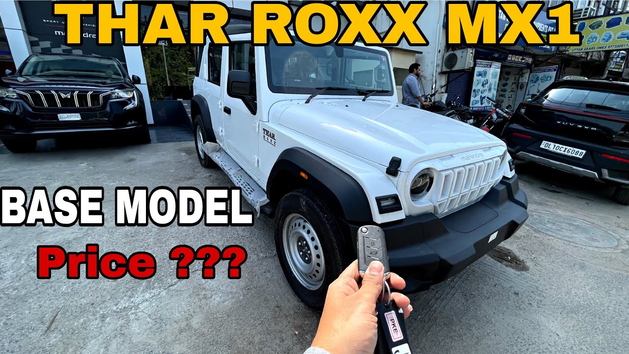 Mahindra Thar Roxx Base Model Mx1 2025 🎯| इतना सबकुछ आता है इसमें #tharrox #thar #mahindra 