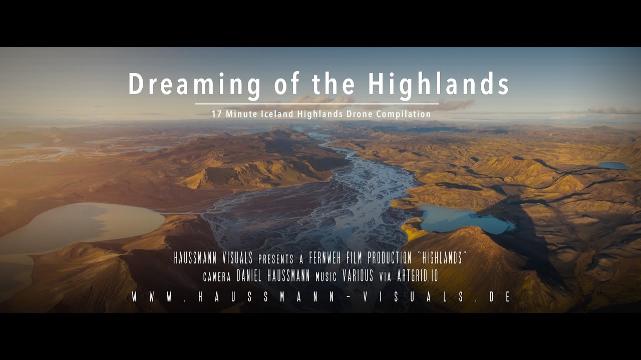 Dreaming of the Highlands - 17 Minute Iceland Highlands Drone Compilation