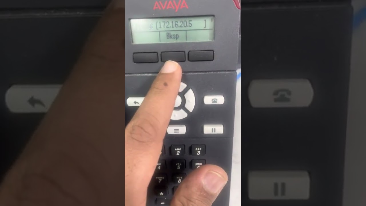 Avaya phone how create or change sip