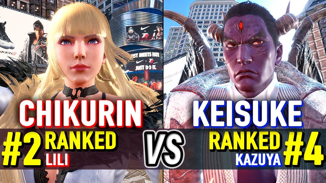 T8 🔥 CHIKURIN (#2 Ranked Lili) vs KEISUKE (#4 Ranked Kazuya) 🔥 Tekken 8 High Level Gameplay