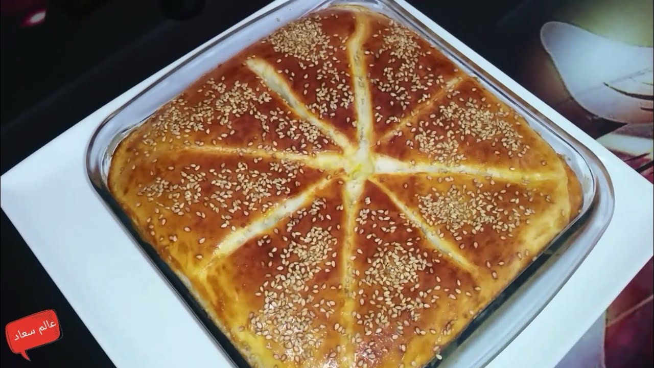 وجبة عشاء/ فطيرة تركية محشوة بحشو أكثر من رائعة 😍