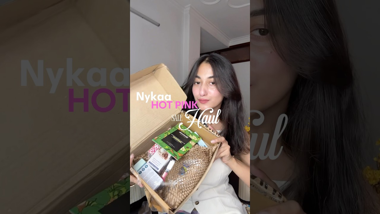 Nykaa hot pink sale haul 2025 #nykaa #nykaahotpinksale #nykaahaul #viral #unboxing #nykaashopping