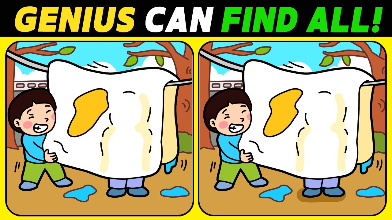 【Spot the difference】Only genius find the difference【 Find the difference 】 No.1222