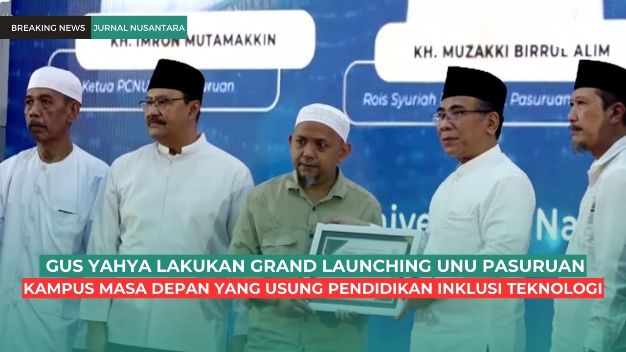 Gus Yahya Lakukan Grand Launching UNU Pasuruan