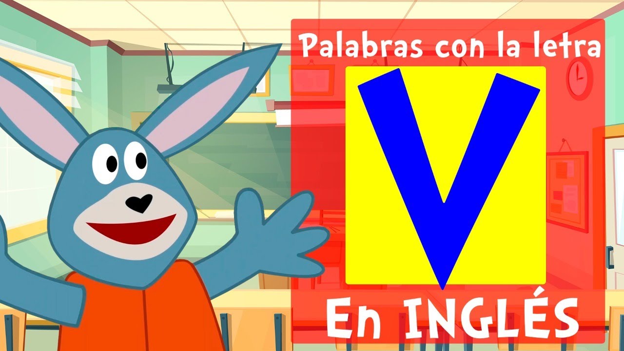 Palabras con la letra V en INGLÉS para niños