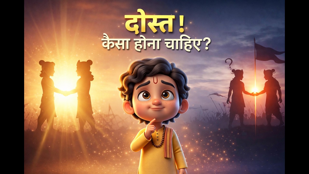 सच्चा दोस्त कैसा होता है? | Friendship Moral Story for Kids | Little Bhaktu