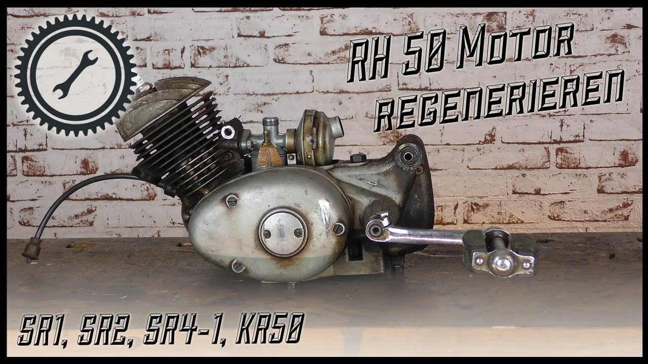 Simson Motor RH 50 regenerieren & Verschleiß erkennen - SR1, SR2, SR4-1, KR50 Tutorial