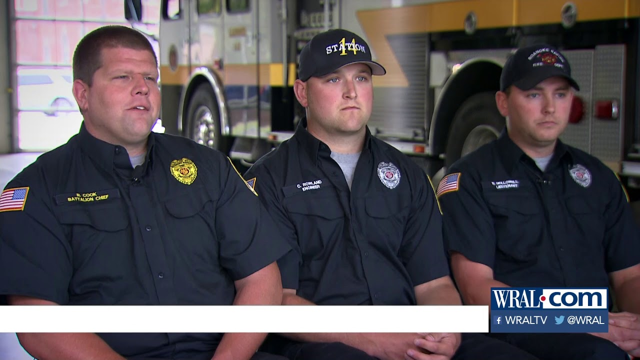 WRAL: Firefighters meet man they save