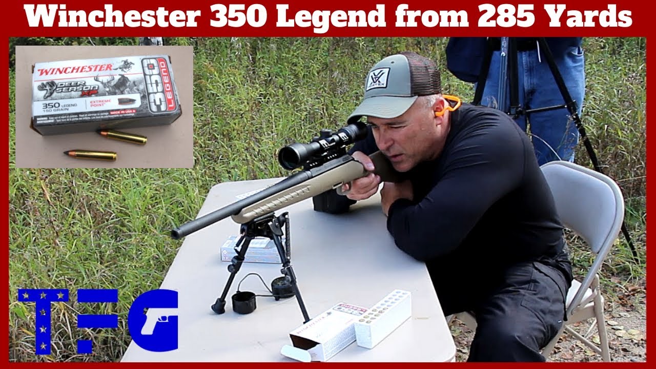 350 Legend с дистанции 285 ярдов из винтовки Ruger American Ranch — TheFirearmGuy