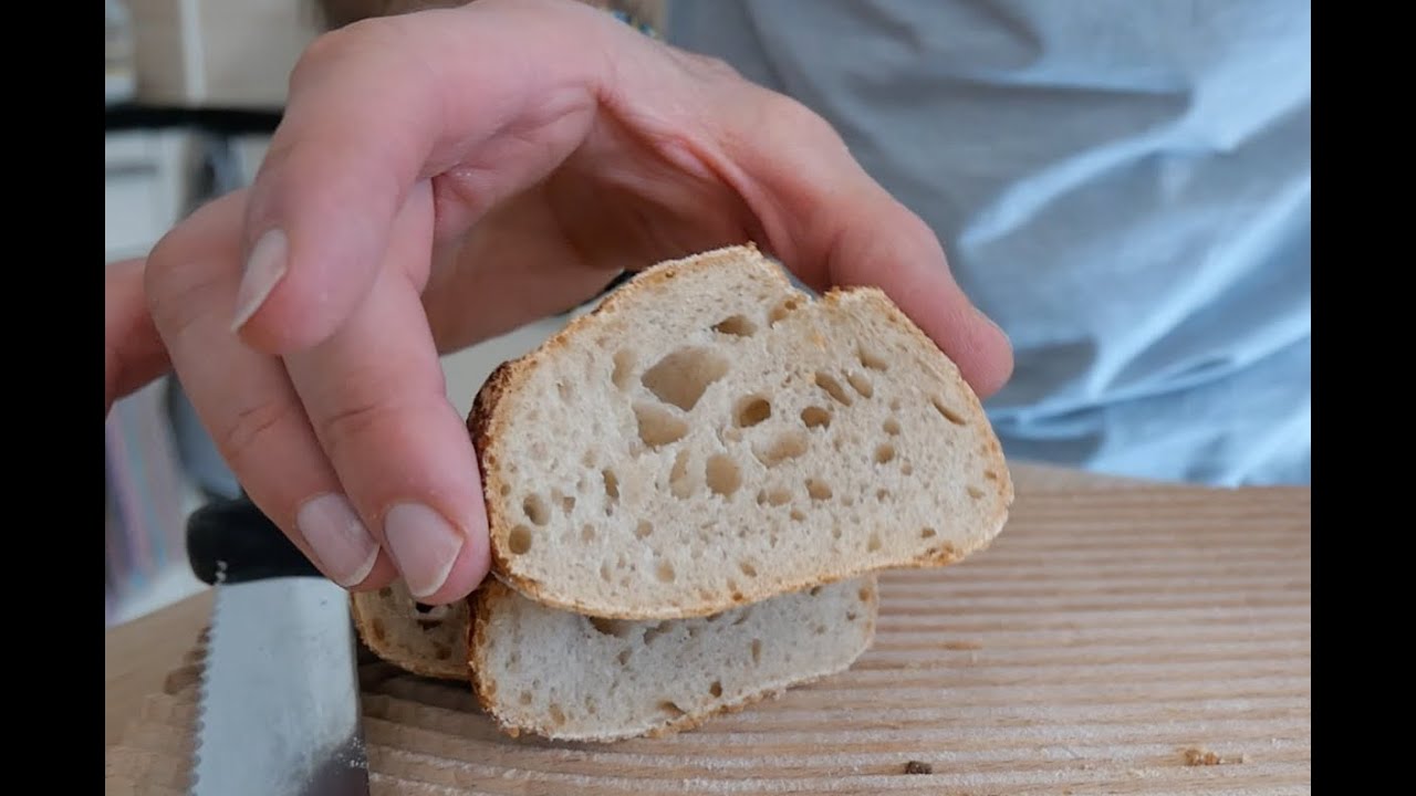 Baguettes au levain facile avec 75% d'hydratation