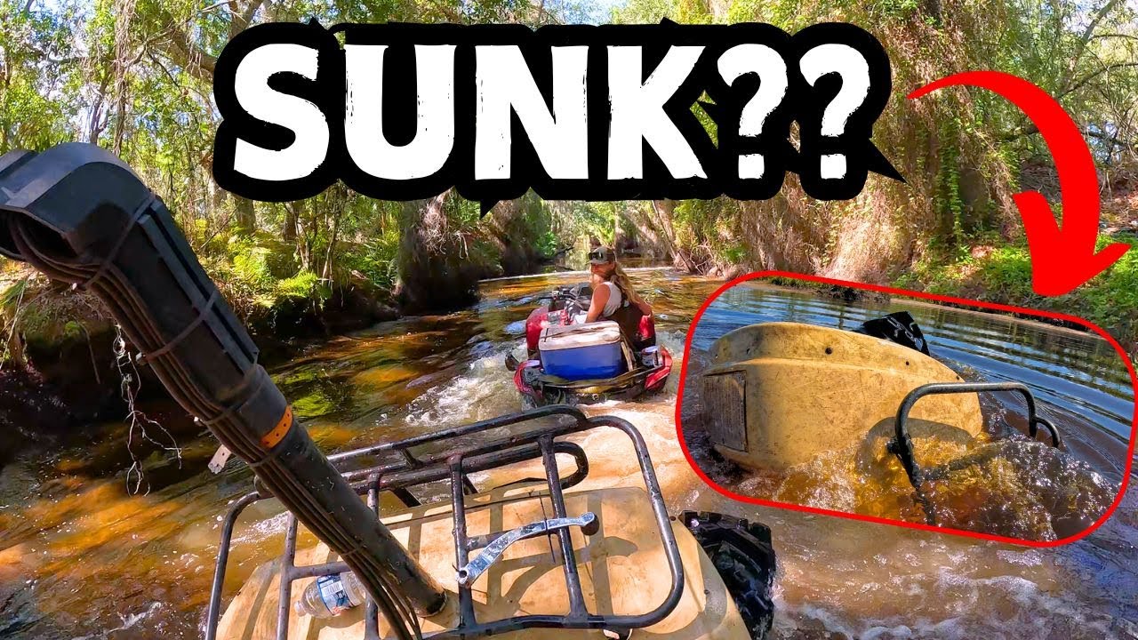 WENT DEEP DEEP ON THE HONDA 300!! (DIPPED THE SNORKEL!)